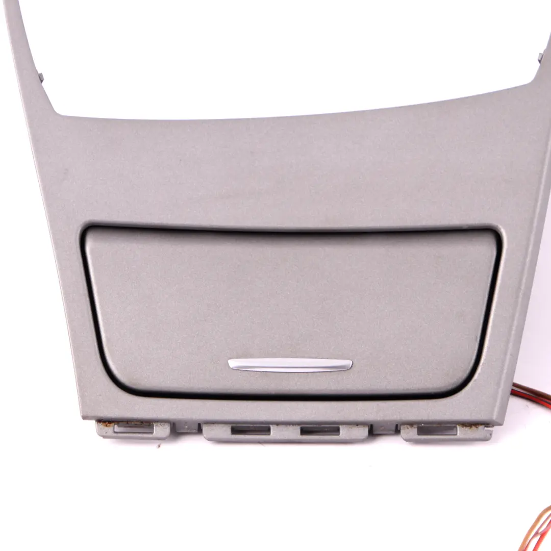 Front Ashtray Tray Decor Cover Finisher Titan Matt to BMW 1 Series E87 4 with Part number 7146674 BMW 1 Series E87 4 Front Ashtray Tray Decor Cover Finisher Titan Matt - SKU rhd-7146674-4 - Part number 7146674