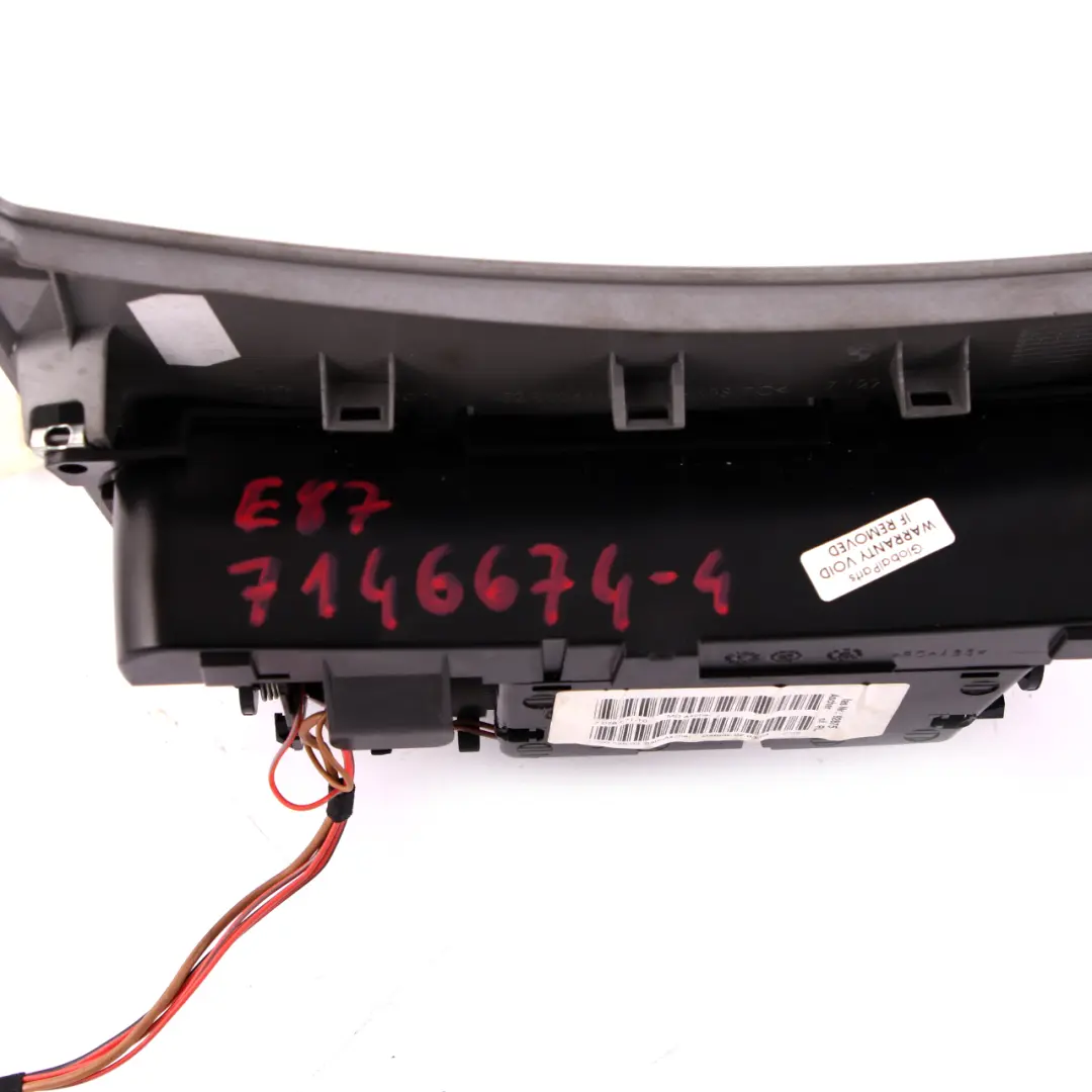 Front Ashtray Tray Decor Cover Finisher Titan Matt to BMW 1 Series E87 4 with Part number 7146674 BMW 1 Series E87 4 Front Ashtray Tray Decor Cover Finisher Titan Matt - SKU rhd-7146674-4 - Part number 7146674