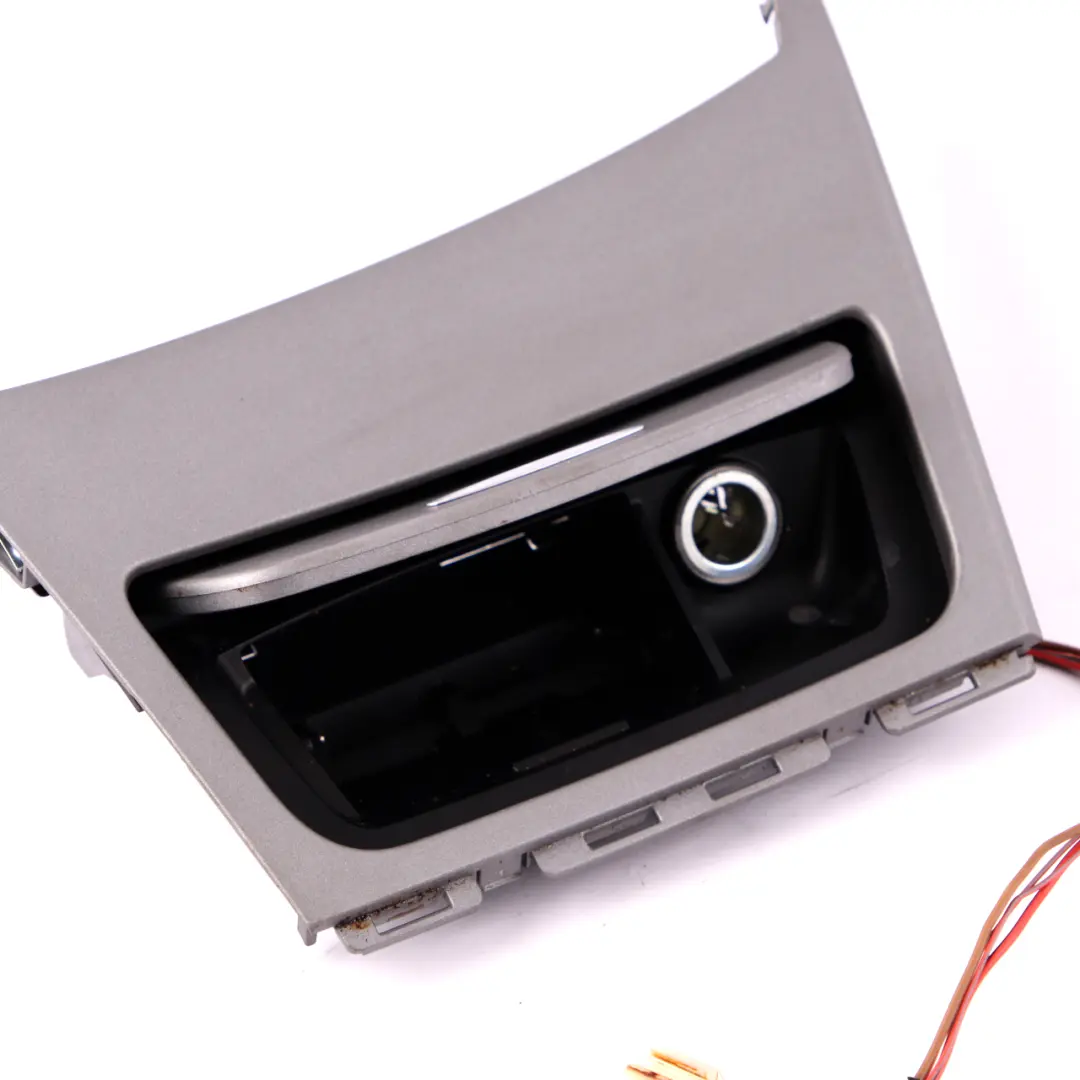 Front Ashtray Tray Decor Cover Finisher Titan Matt to BMW 1 Series E87 4 with Part number 7146674 BMW 1 Series E87 4 Front Ashtray Tray Decor Cover Finisher Titan Matt - SKU rhd-7146674-4 - Part number 7146674