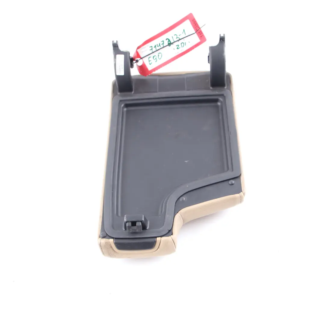 BMW E90 E91 Centre Console Cover Front Armrest Leather Dakota Beige 7147213 - SKU rhd-7147213-1 - Part number 7157813
