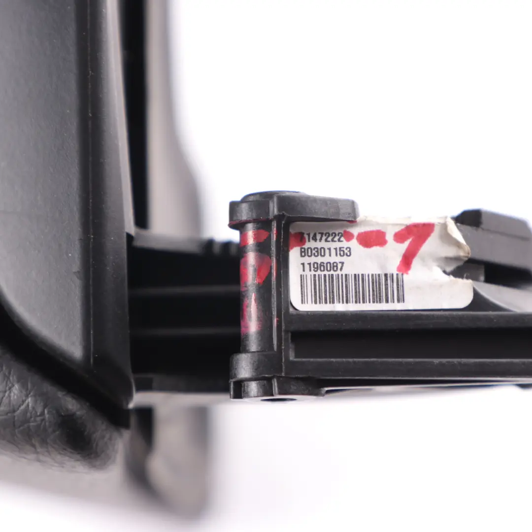 Cover Armrest BMW E90 E91 E92 Split Slide Front Leather Black 7147222 - SKU rhd-7147222-1 - Part number 3414245