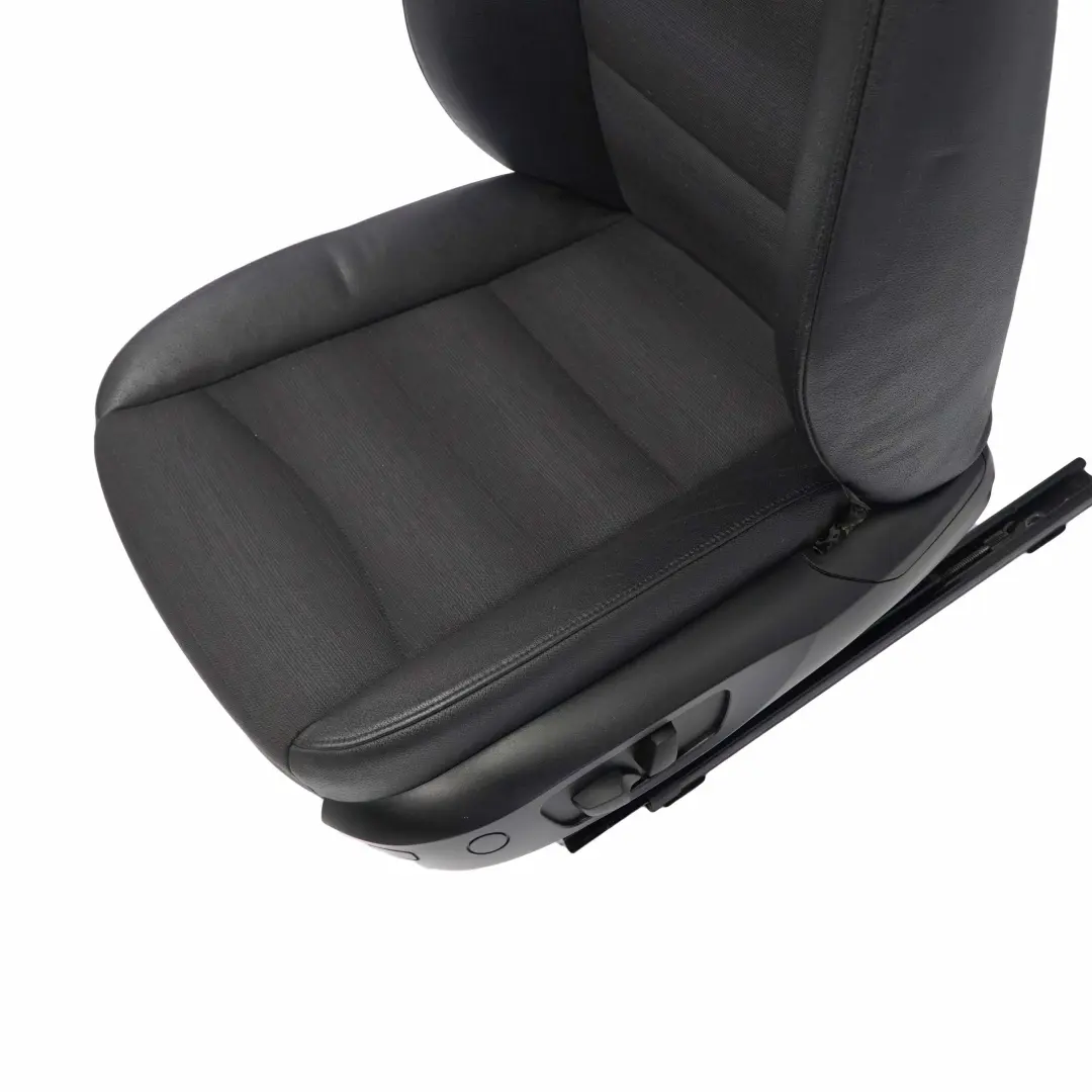 Leather / Cloth Citrus Interior Front Left N/S Seat Memory to BMW E90 E91 Black with Part number 7147691 BMW E90 E91 Black Leather / Cloth Citrus Interior Front Left N/S Seat Memory - SKU rhd-7147691 - Part number 7147691