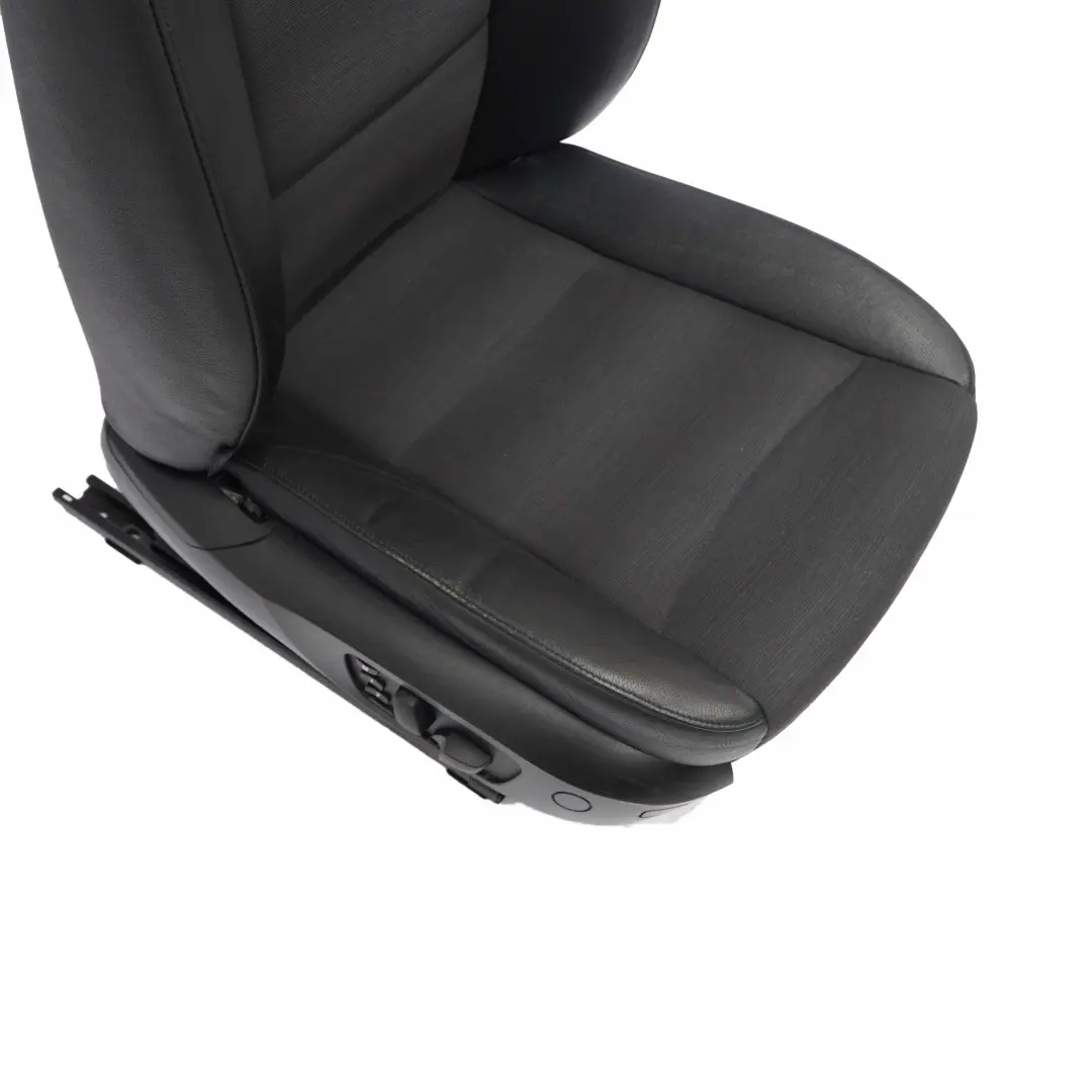 Leather / Cloth Citrus Interior Front Right O/S Seat Memory to BMW E90 E91 Black with Part number 7147692 BMW E90 E91 Black Leather / Cloth Citrus Interior Front Right O/S Seat Memory - SKU rhd-7147692-1 - Part number 7147692
