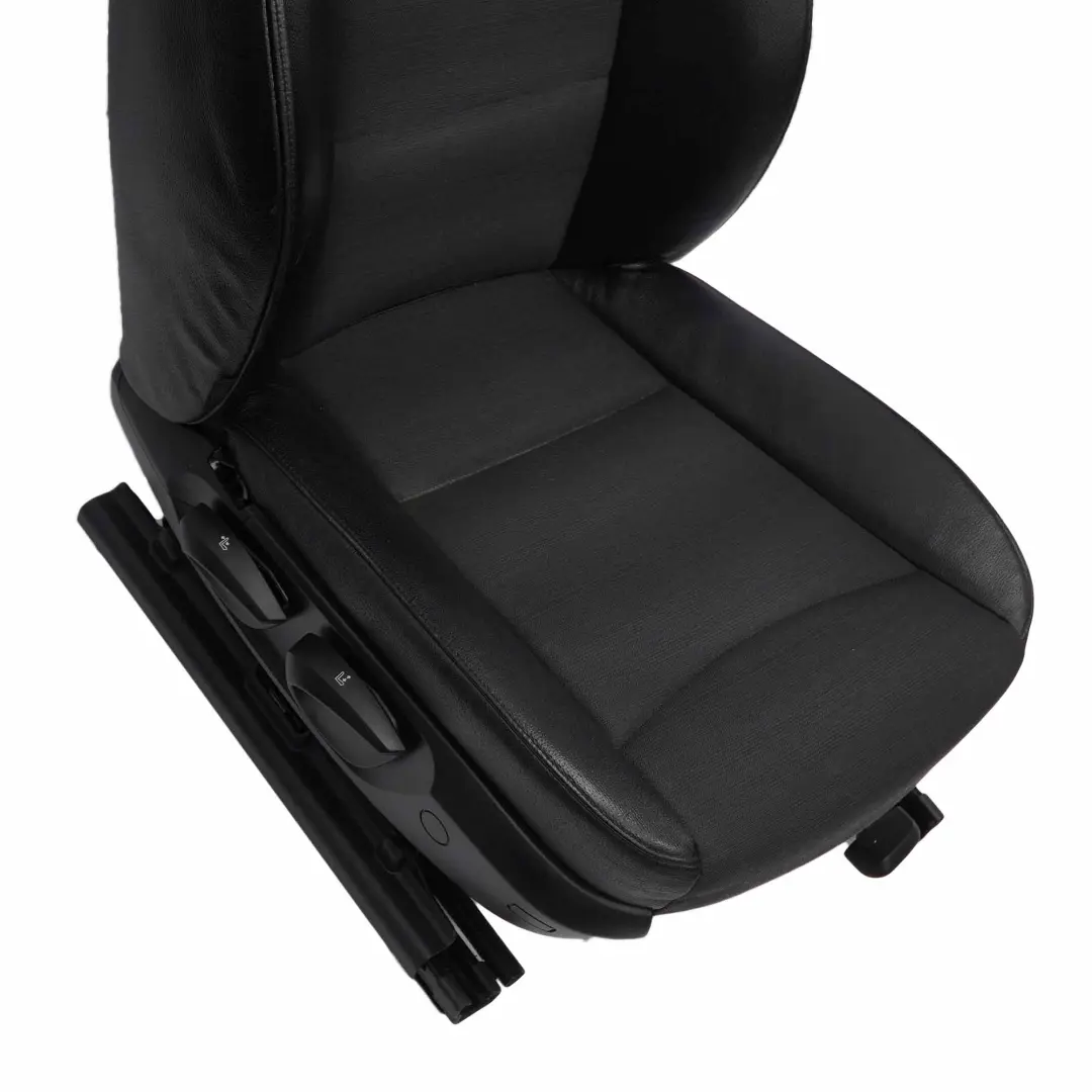  Front Seat BMW E90 E91 Black Leather / Cloth Citrus Interior Right O/S - SKU rhd-7147692 - Part number 7147692