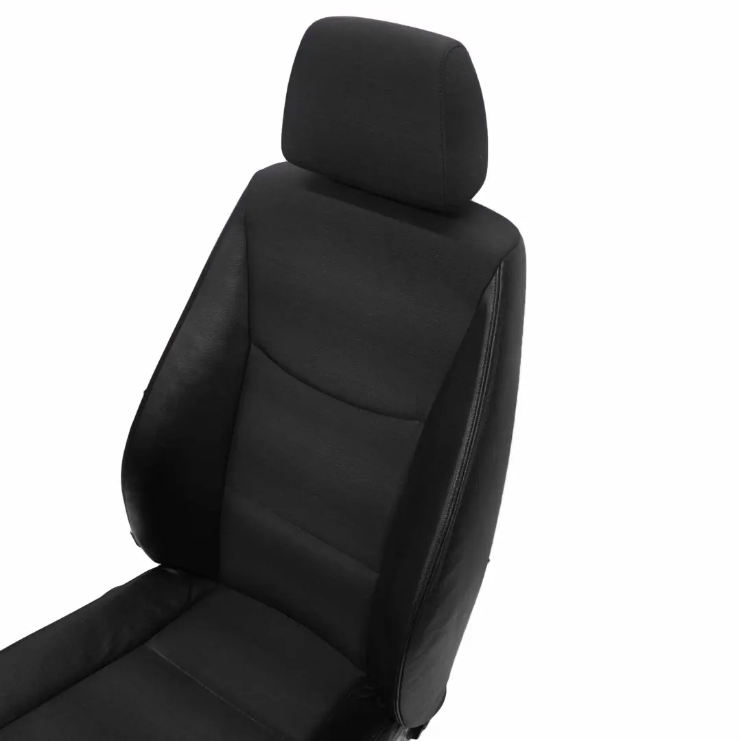  Front Seat BMW E90 E91 Black Leather / Cloth Citrus Interior Right O/S - SKU rhd-7147692 - Part number 7147692