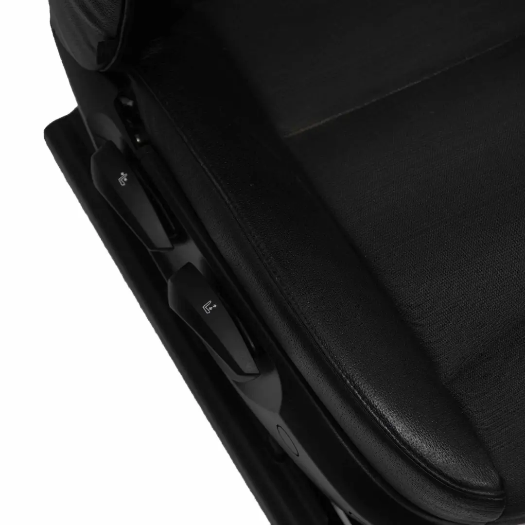 Front Seat BMW E90 E91 Black Leather / Cloth Citrus Interior Right O/S to with Part number 7147692 Front Seat BMW E90 E91 Black Leather / Cloth Citrus Interior Right O/S - SKU rhd-7147692 - Part number 7147692