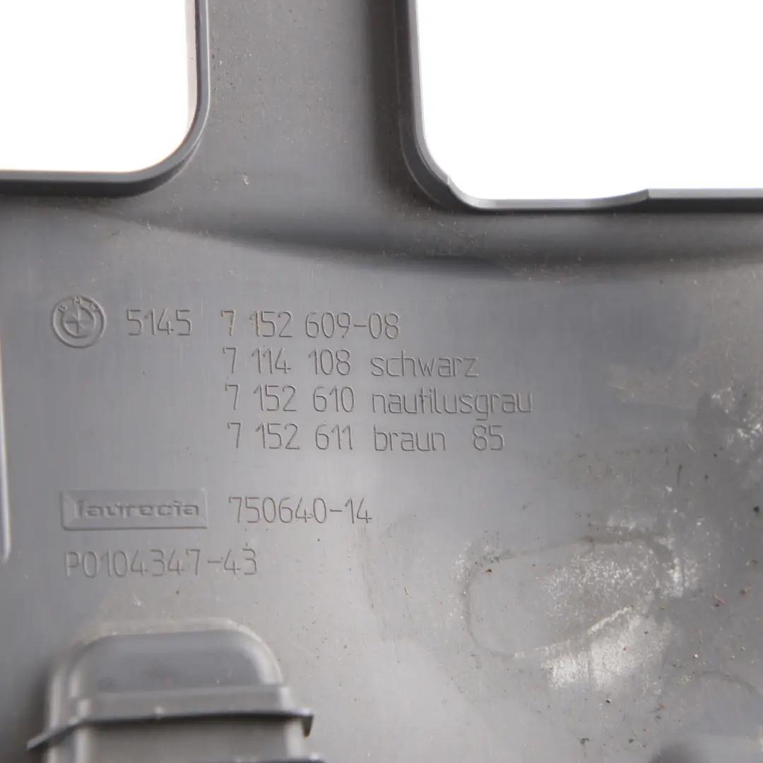 Passenger's Footwell Trim Panel Bottom Alaskagrau 7152609 to BMW E87 with Part number 7152616 BMW E87 Passenger's Footwell Trim Panel Bottom Alaskagrau 7152609 - SKU rhd-7152616 - Part number 7152616