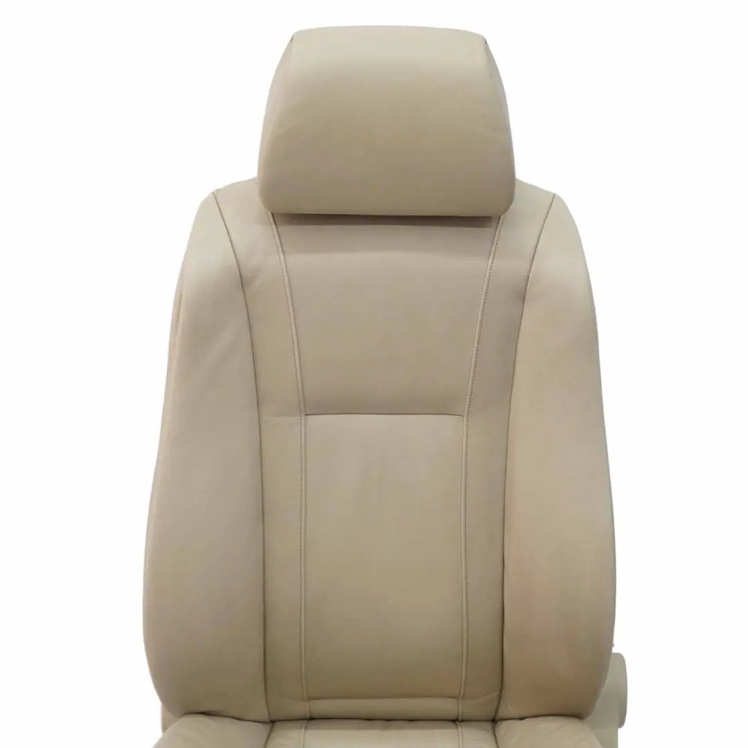 Front Seat BMW E65 Cream Beige Nasca Leather Left N/S Memory Heated Lumbar to with Part number 7153366 Front Seat BMW E65 Cream Beige Nasca Leather Left N/S Memory Heated Lumbar - SKU rhd-7153366 - Part number 7153366