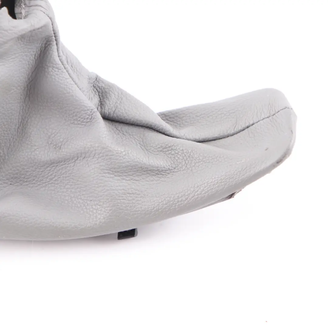 Grey Leather Handbrake Lever Cover to BMW E90 E91 E92 with Part number 7155626 BMW E90 E91 E92 Grey Leather Handbrake Lever Cover - SKU rhd-7155626-2 - Part number 7155626