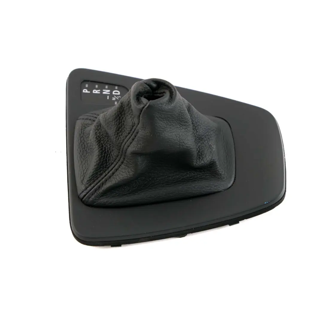 Selector Selecting Lever Surround Cover Black to BMW 3 Series E90 E91 E92 LCI Gear with Part number 7155646 BMW 3 Series E90 E91 E92 LCI Gear Selector Selecting Lever Surround Cover Black - SKU rhd-7155646-3 - Part number 7155646