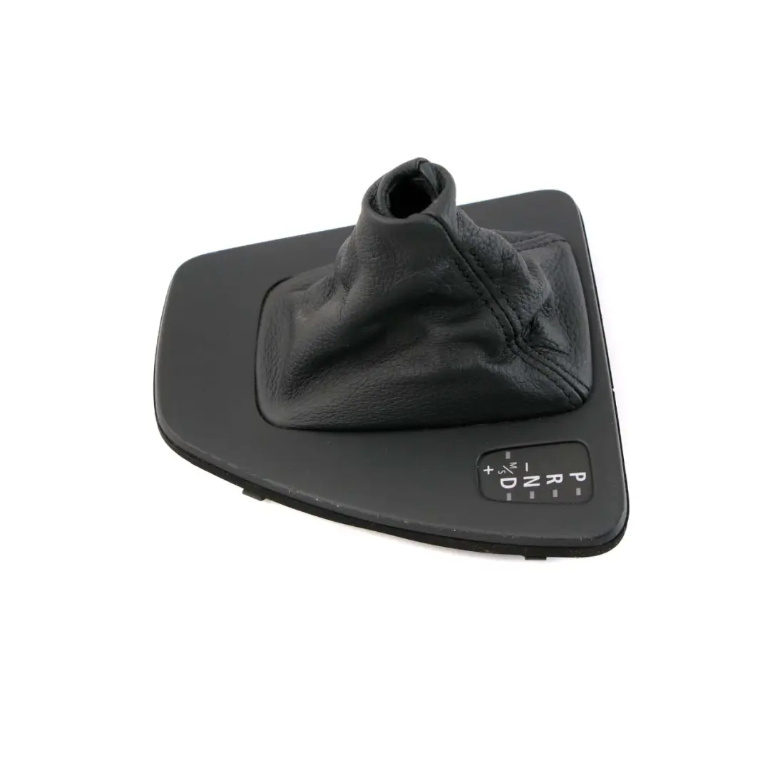 Selector Selecting Lever Surround Cover Black to BMW 3 Series E90 E91 E92 LCI Gear with Part number 7155646 BMW 3 Series E90 E91 E92 LCI Gear Selector Selecting Lever Surround Cover Black - SKU rhd-7155646-3 - Part number 7155646