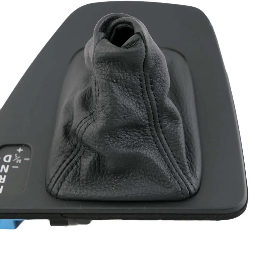 Selector Selecting Lever Surround Cover Black to BMW 3 Series E90 E91 E92 LCI Gear with Part number 7155646 BMW 3 Series E90 E91 E92 LCI Gear Selector Selecting Lever Surround Cover Black - SKU rhd-7155646-3 - Part number 7155646