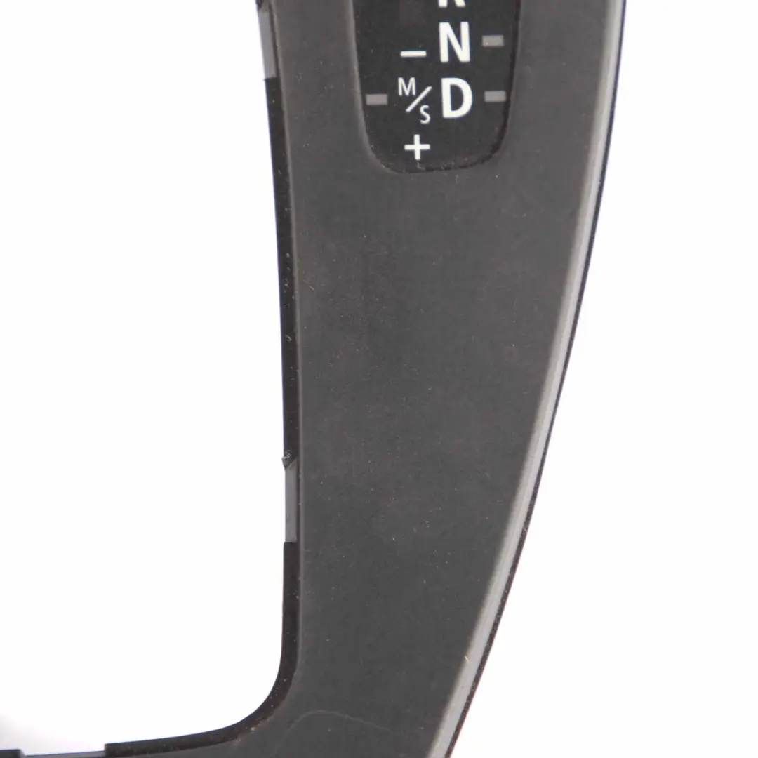 Selector Selecting Lever Surround Cover Black to BMW 3 Series E90 E91 E92 LCI Gear with Part number 7155646 BMW 3 Series E90 E91 E92 LCI Gear Selector Selecting Lever Surround Cover Black - SKU rhd-7155646-5 - Part number 7155646