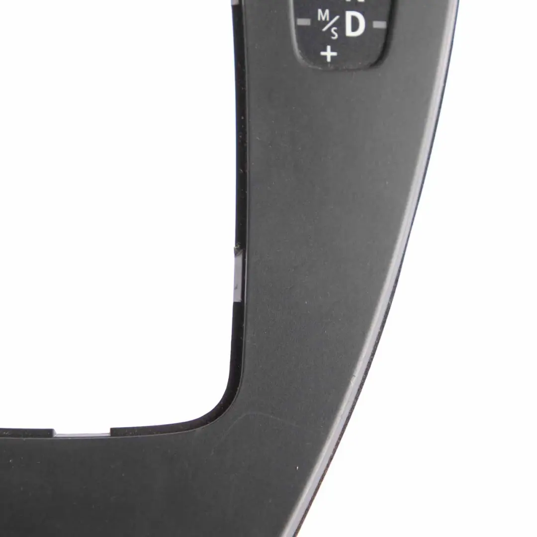 Selector Selecting Lever Surround Cover Black to BMW 3 Series E90 E91 E92 LCI Gear with Part number 7155646 BMW 3 Series E90 E91 E92 LCI Gear Selector Selecting Lever Surround Cover Black - SKU rhd-7155646-5 - Part number 7155646