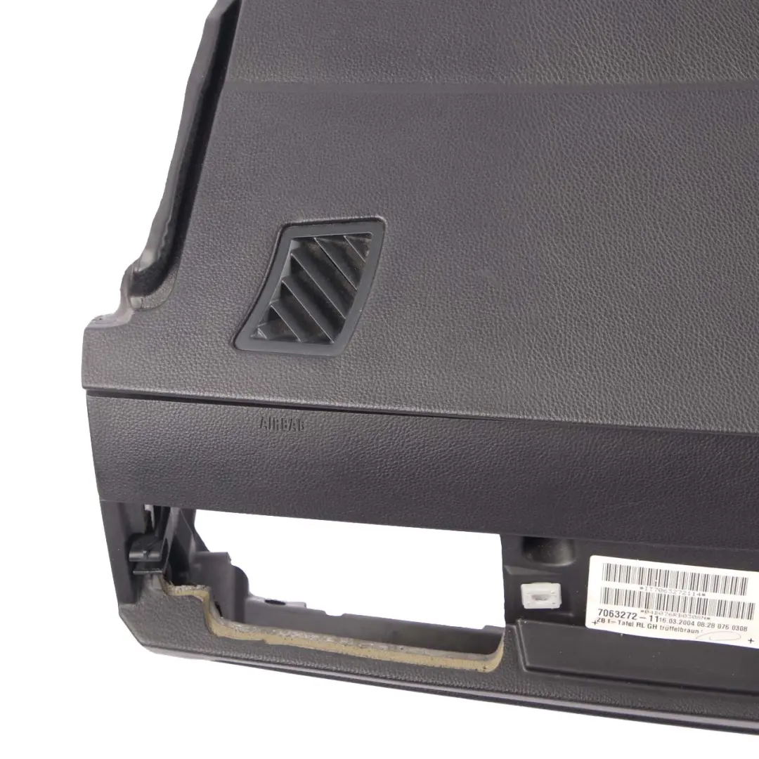 Dashboard Dash Trim Panel Cover Carrier Black Truffle Brown 7063272 to BMW E60 with Part number 7156294 BMW E60 Dashboard Dash Trim Panel Cover Carrier Black Truffle Brown 7063272 - SKU rhd-7156294 - Part number 7156294