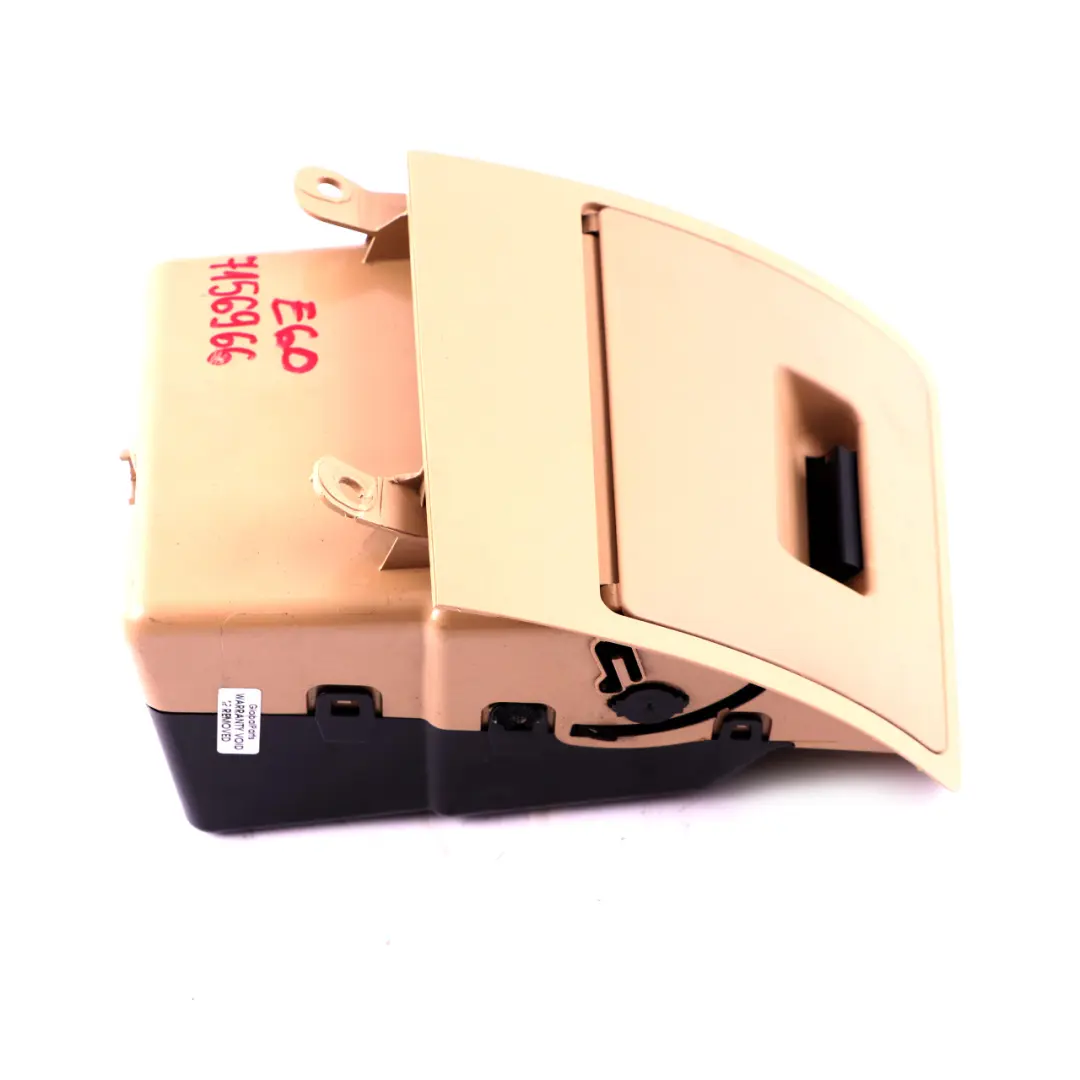 Hinged Box Storage Compartment Dashboard Dash Beige 7156963 to BMW 5 Series E60 E61 with Part number 7156966 BMW 5 Series E60 E61 Hinged Box Storage Compartment Dashboard Dash Beige 7156963 - SKU rhd-7156966 - Part number 7156966