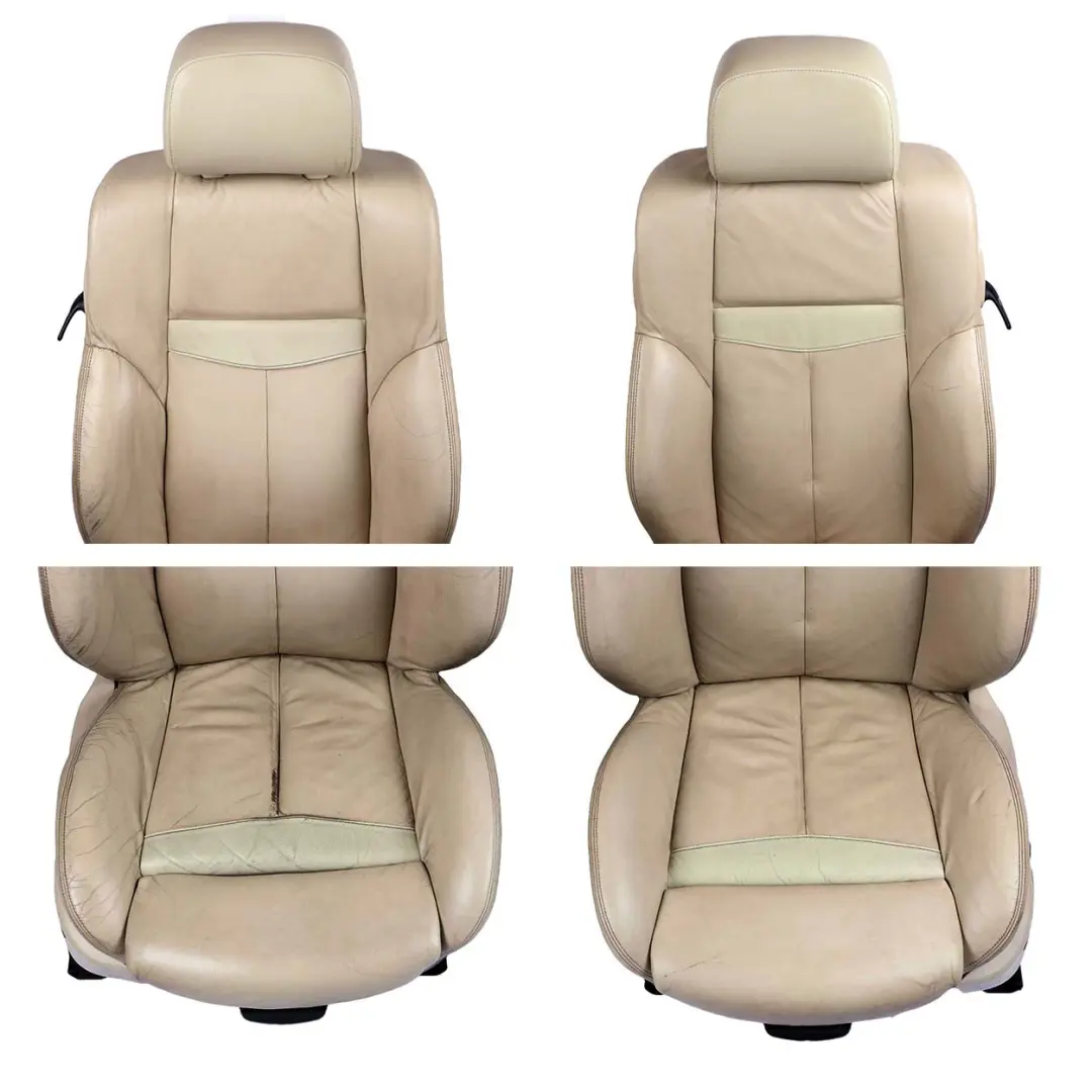 Heated Cream Beige Leather Interior Front Rear Seat Seats Memory to BMW E63 Sport with Part number 7159879 BMW E63 Sport Heated Cream Beige Leather Interior Front Rear Seat Seats Memory - SKU rhd-7159879-1 - Part number 7159879