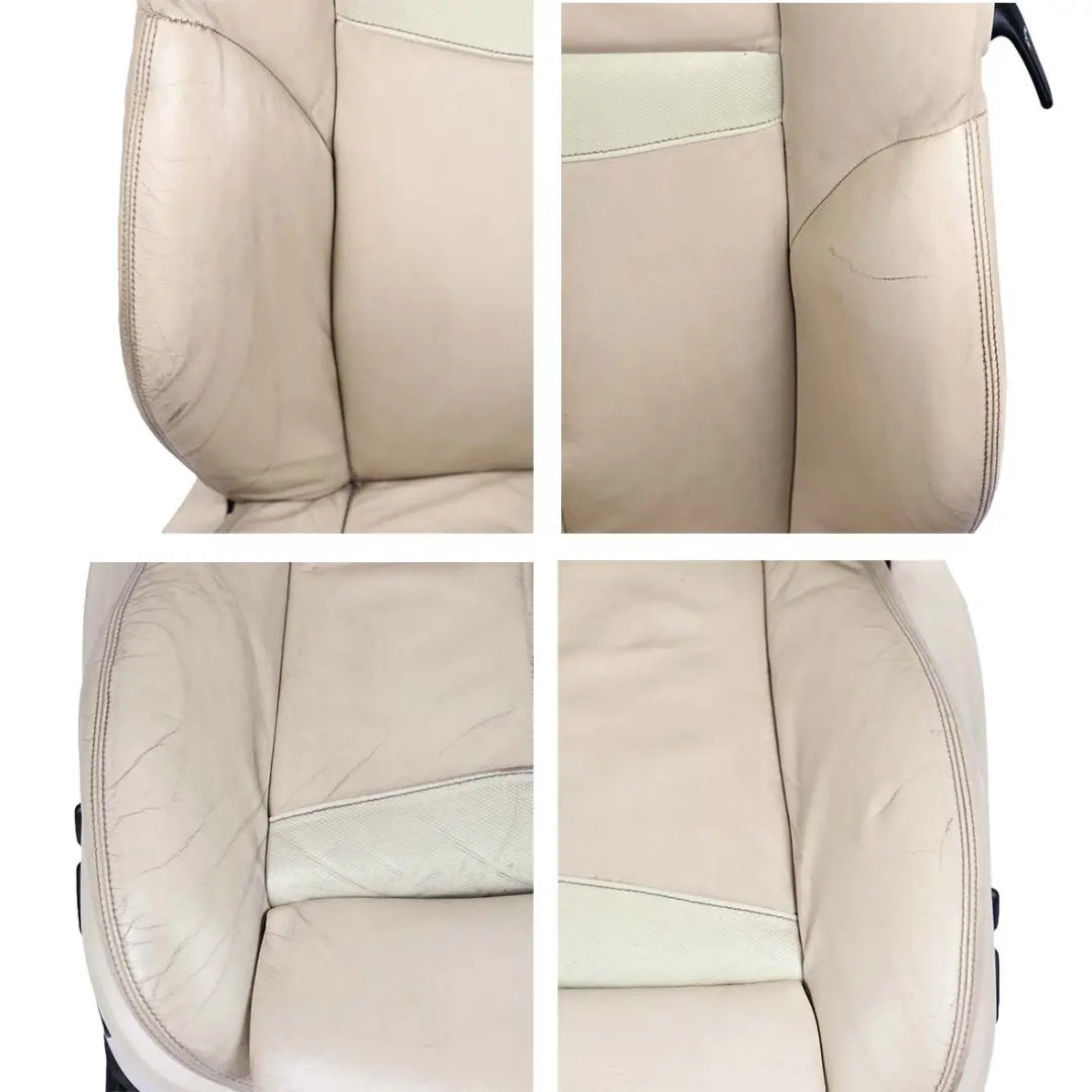 Heated Cream Beige Leather Interior Front Rear Seat Seats Memory to BMW E63 Sport with Part number 7159879 BMW E63 Sport Heated Cream Beige Leather Interior Front Rear Seat Seats Memory - SKU rhd-7159879-1 - Part number 7159879