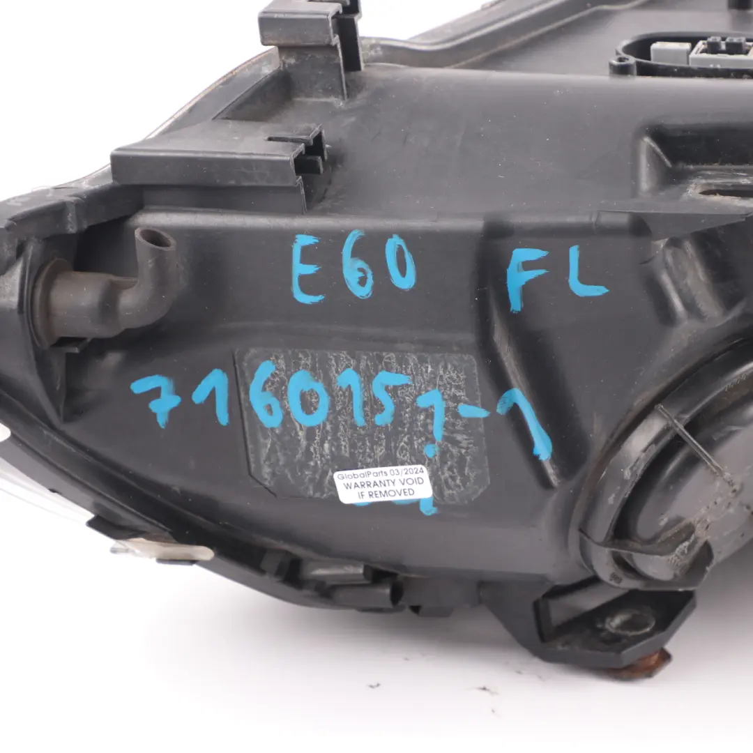 BMW 5 Series E60 E61 1 Adaptive Headlight Bi-Xenon AKL Front Left N/S Lamp - SKU rhd-7160151-1 - Part number 7160151