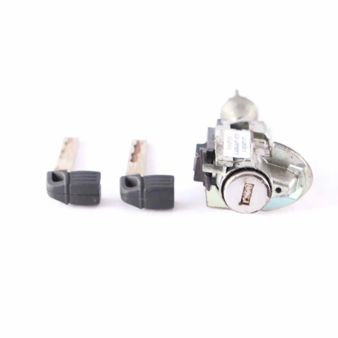 BMW E81 E82 E87 LCI E88 Catch Lock Cylinder Front Driver Handle + 2 Keys - SKU rhd-7161430-2 - Part number 7161430