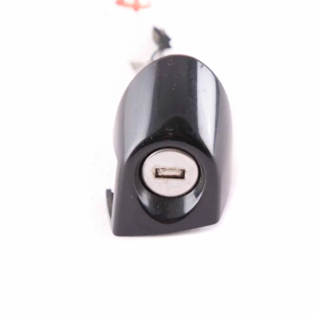 Catch Lock Cylinder Cover Front Driver Right Handle Black Sapphire to BMW E81 E87 with Part number 7161430 BMW E81 E87 Catch Lock Cylinder Cover Front Driver Right Handle Black Sapphire - SKU rhd-7161430-BS - Part number 7161430