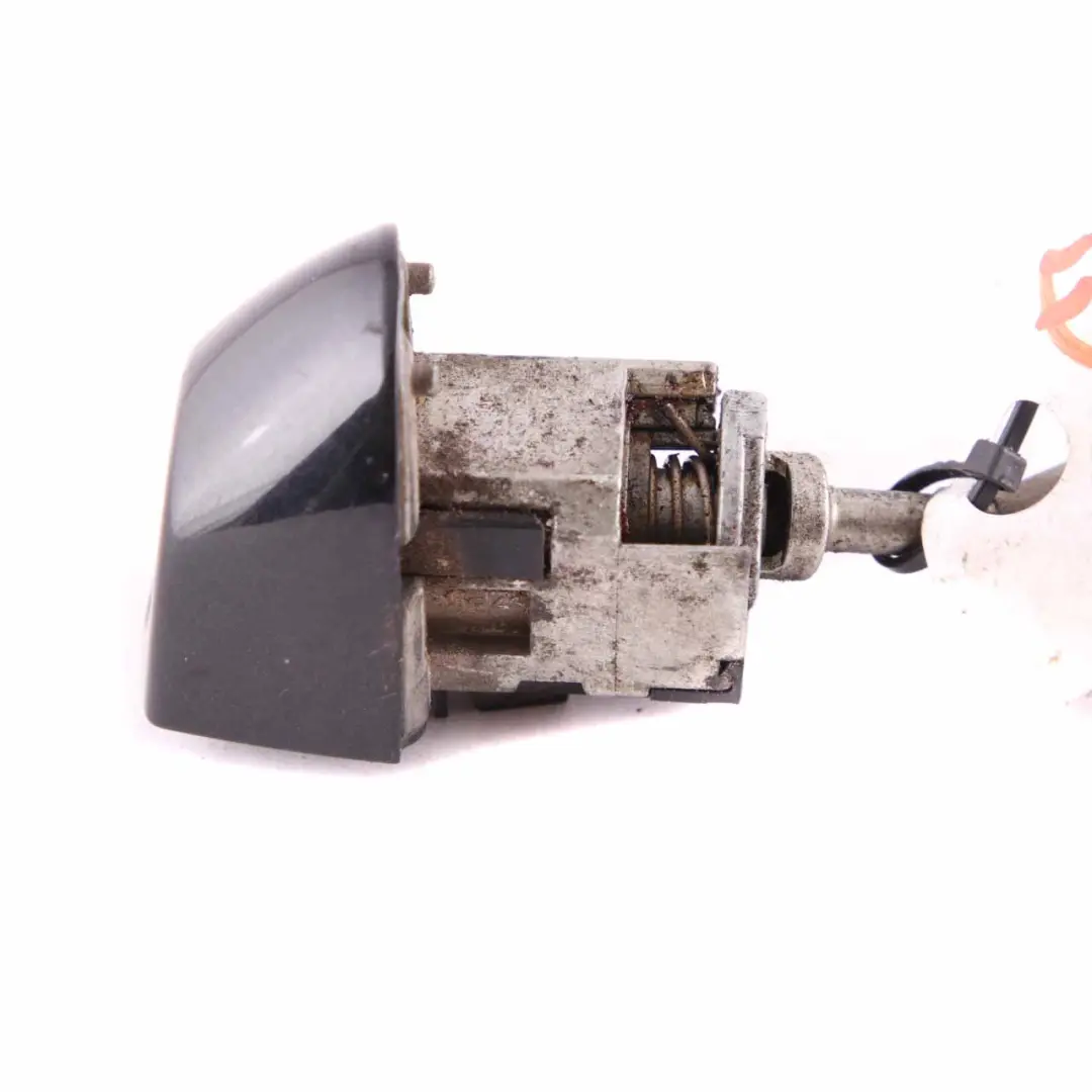 Catch Lock Cylinder Cover Front Driver Right Handle Black Sapphire to BMW E81 E87 with Part number 7161430 BMW E81 E87 Catch Lock Cylinder Cover Front Driver Right Handle Black Sapphire - SKU rhd-7161430-BS - Part number 7161430