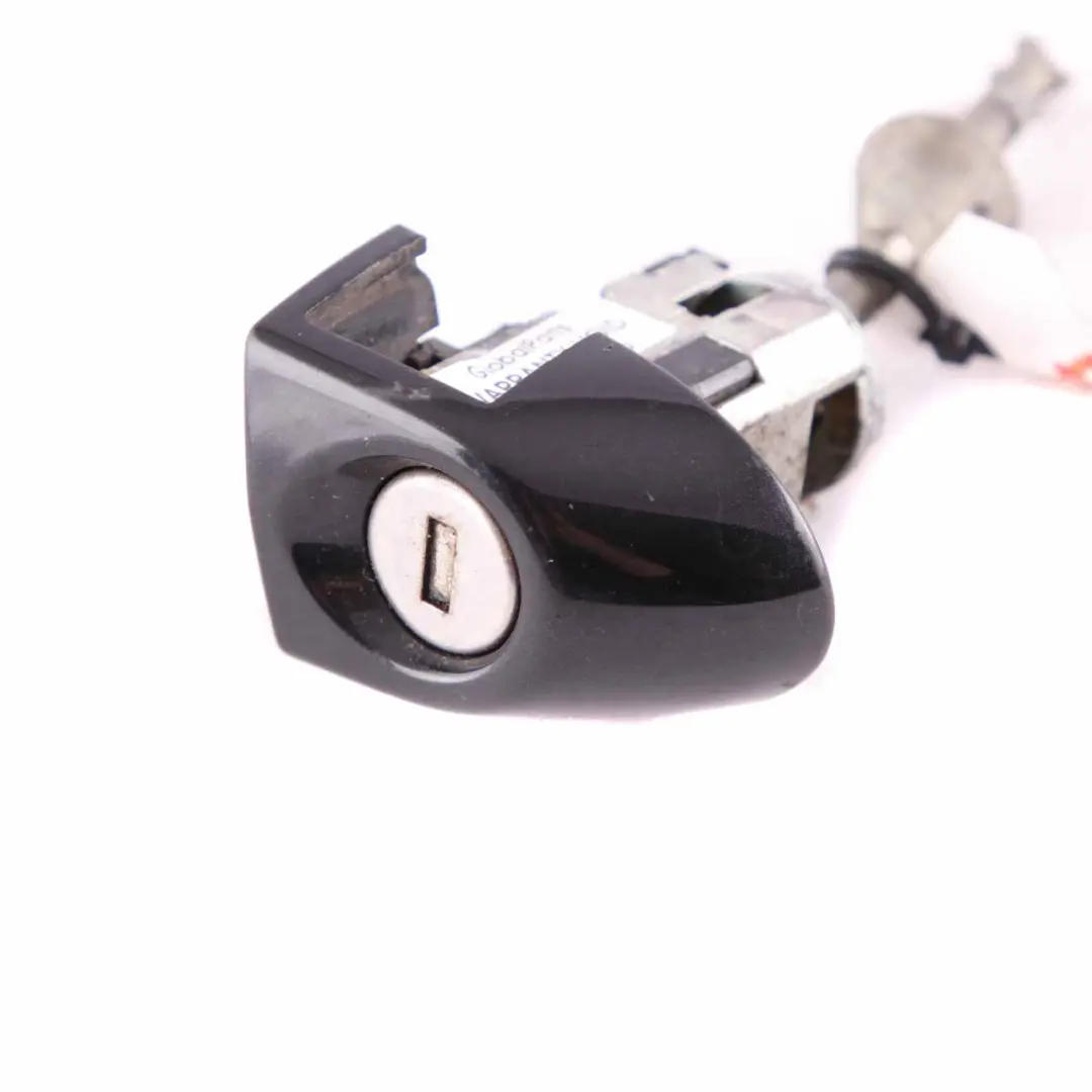 Catch Lock Cylinder Cover Front Driver Right Handle Black Sapphire to BMW E81 E87 with Part number 7161430 BMW E81 E87 Catch Lock Cylinder Cover Front Driver Right Handle Black Sapphire - SKU rhd-7161430-BS - Part number 7161430