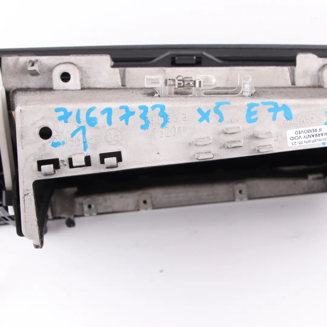  Glove Box BMW X5 E70 X6 E71 Dashboard Storage Front Panel Cover Black Aluminium - SKU rhd-7161773-1 - Part number 7161773
