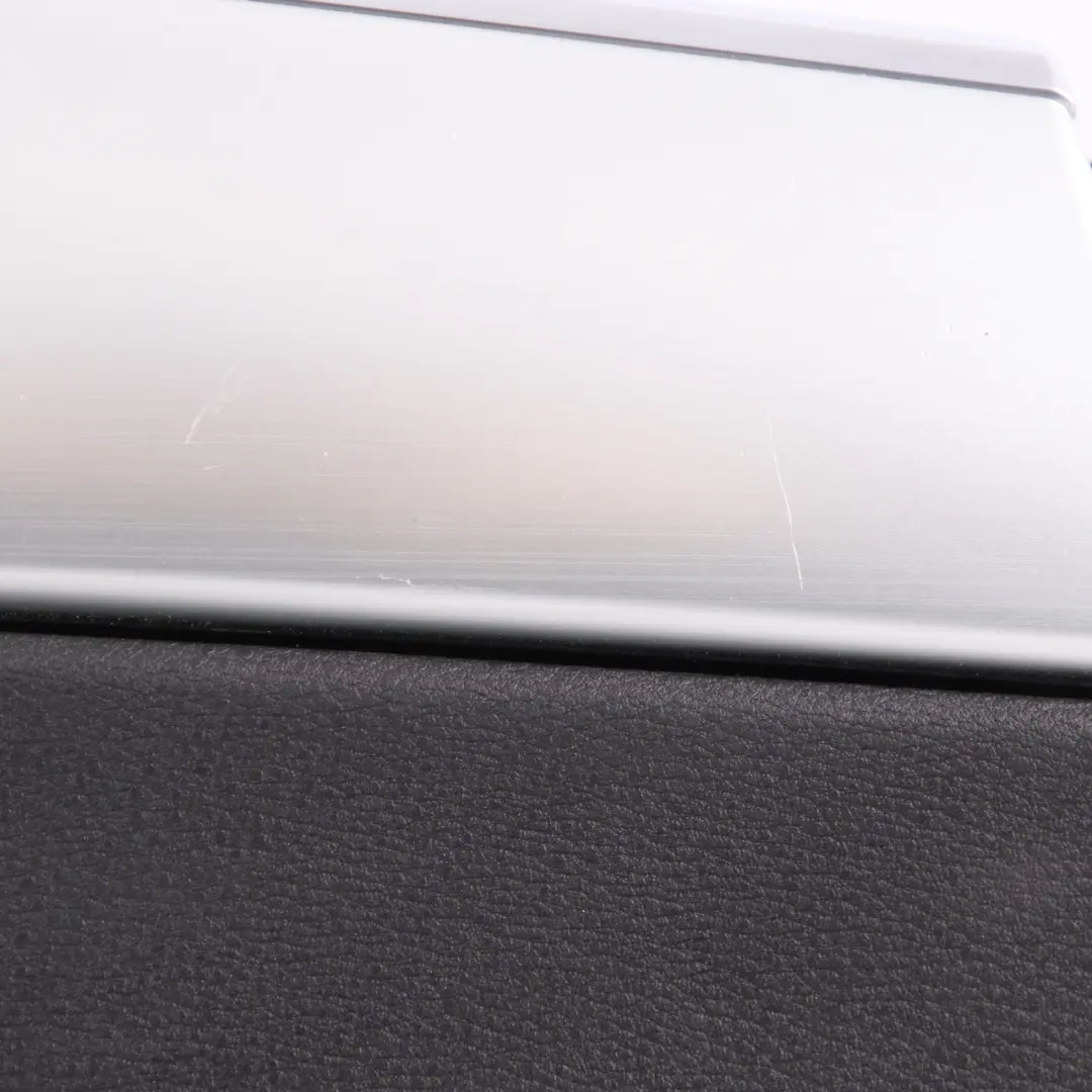 BMW X5 X6 E70 E71 Glove Box Storage Front Panel Cover Black Aluminium - SKU rhd-7161773 - Part number 7161773