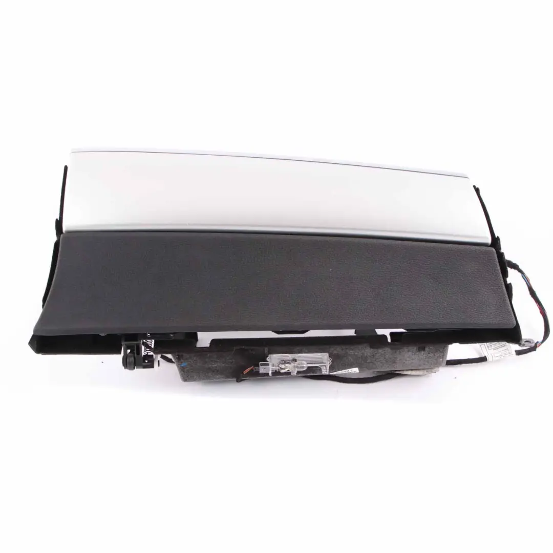BMW X5 X6 E70 E71 Glove Box Storage Front Panel Cover Black Aluminium - SKU rhd-7161773 - Part number 7161773