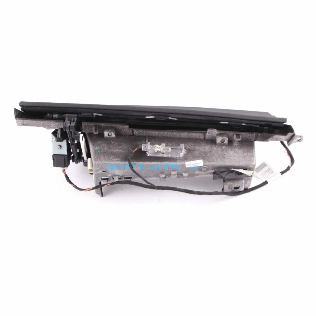 BMW X5 X6 E70 E71 Glove Box Storage Front Panel Cover Black Aluminium - SKU rhd-7161773 - Part number 7161773
