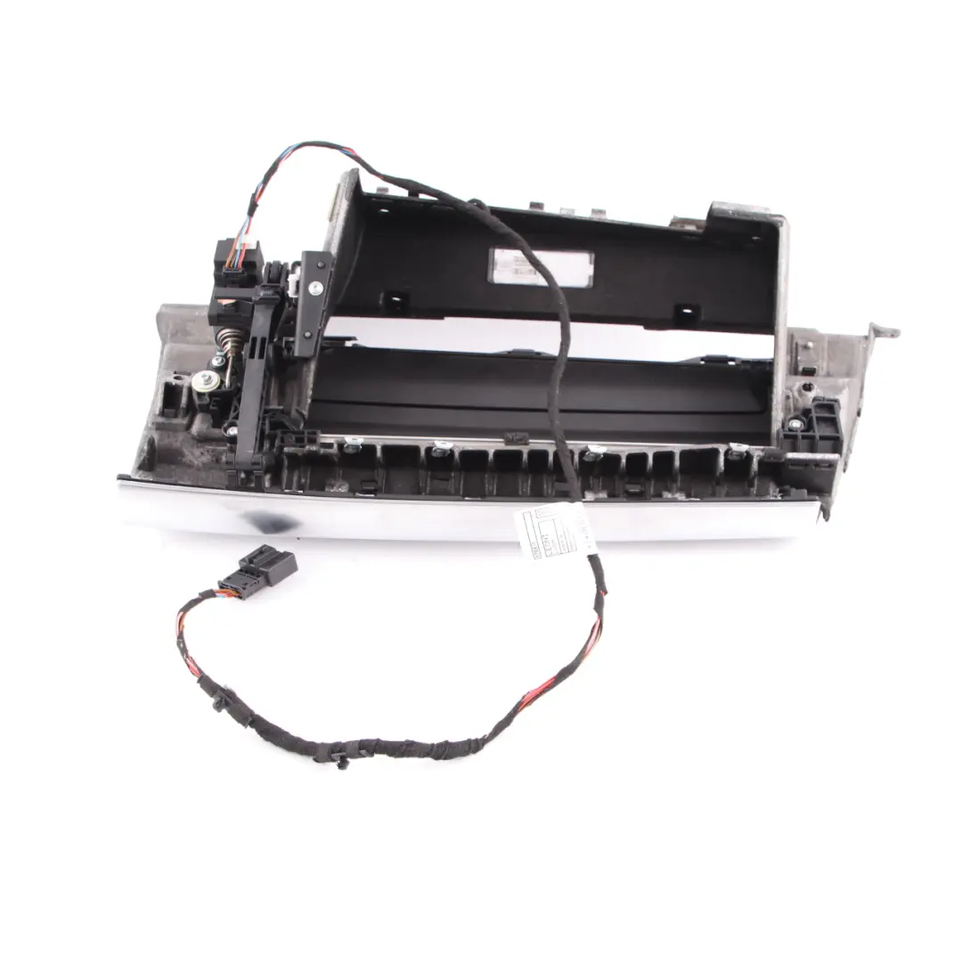 BMW X5 X6 E70 E71 Glove Box Storage Front Panel Cover Black Aluminium - SKU rhd-7161773 - Part number 7161773