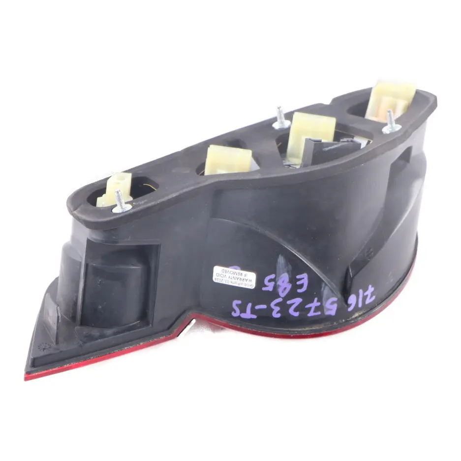 Lamp Tail Light Left N/S Taillight Titan Silver - 354 to BMW Z4 E85 Rear with Part number 7165723 BMW Z4 E85 Rear Lamp Tail Light Left N/S Taillight Titan Silver - 354 - SKU rhd-7165723-TS - Part number 7165723