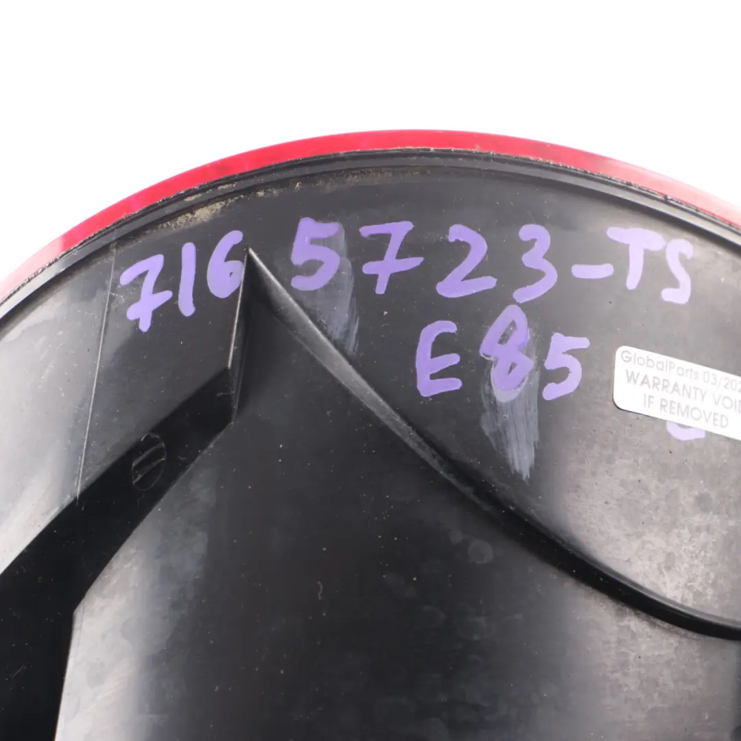 Lamp Tail Light Left N/S Taillight Titan Silver - 354 to BMW Z4 E85 Rear with Part number 7165723 BMW Z4 E85 Rear Lamp Tail Light Left N/S Taillight Titan Silver - 354 - SKU rhd-7165723-TS - Part number 7165723