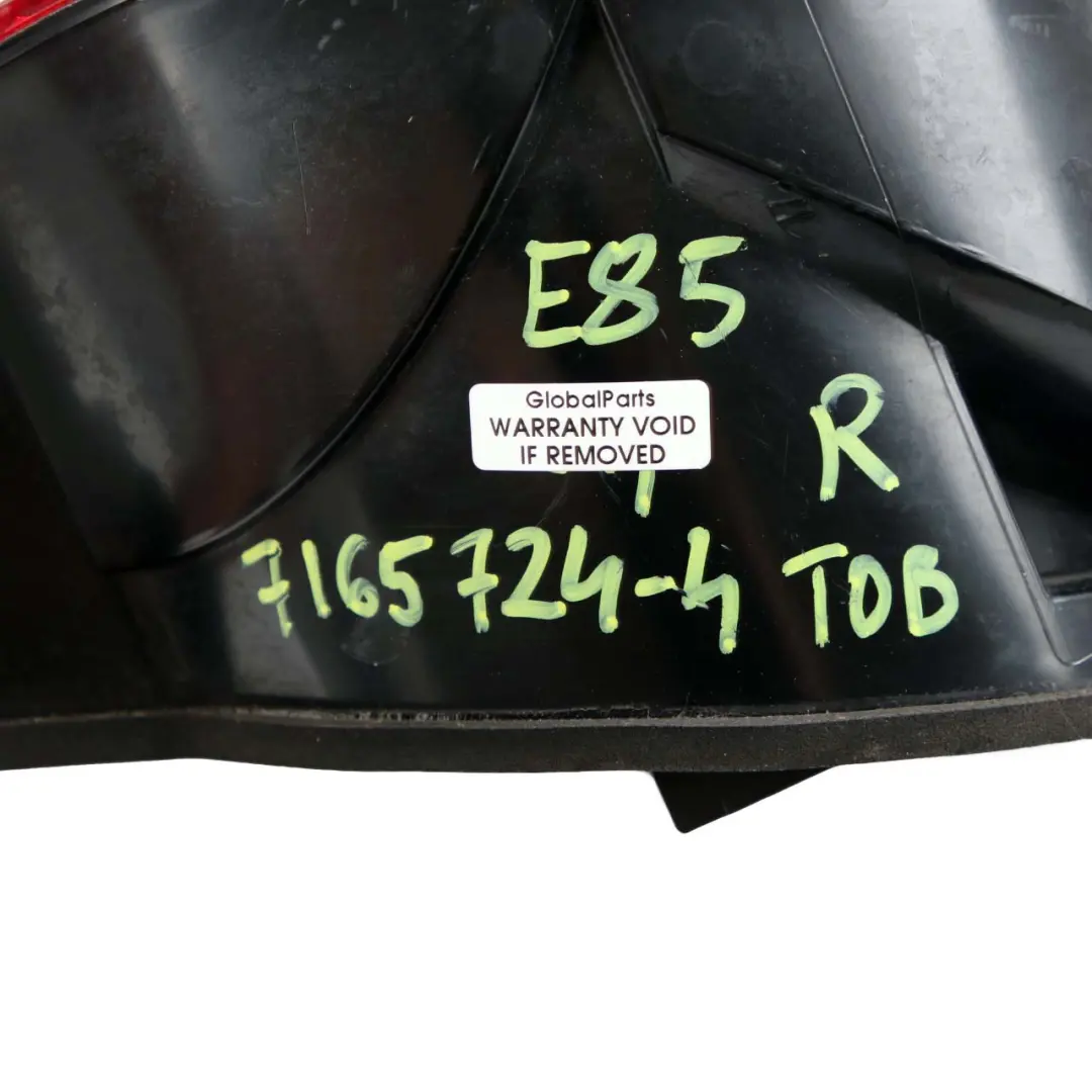 Tail Light Lamp Right Rear O/S Toledoblau to BMW Z4 Series E85 Rear with Part number 7165724 BMW Z4 Series E85 Rear Tail Light Lamp Right Rear O/S Toledoblau - SKU rhd-7165724-4 - Part number 7165724