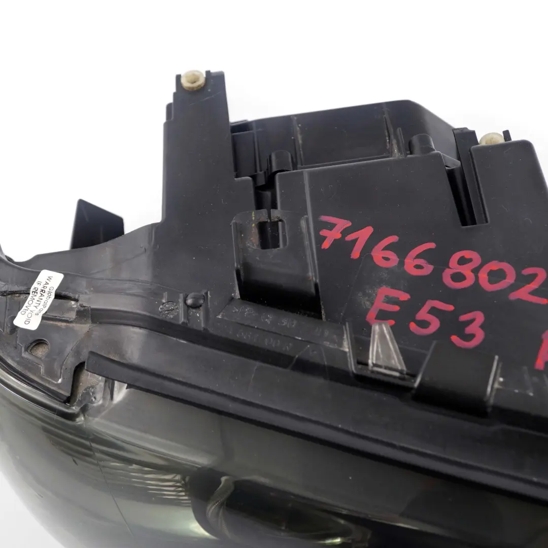 Bi-Xenon Headlight Lamp Light Right O/S to BMW X5 Series E53 with Part number 7166802 BMW X5 Series E53 Bi-Xenon Headlight Lamp Light Right O/S - SKU rhd-7166802 - Part number 7166802