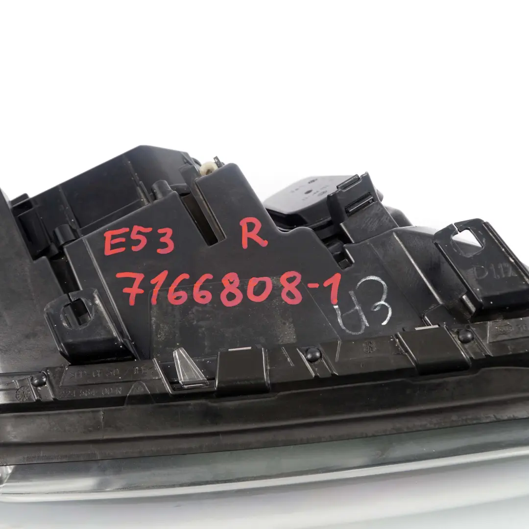BMW X5 Series E53 Bi-Xenon Headlight Headlamp Lamp Front Right O/S - SKU rhd-7166808-1 - Part number 7166808