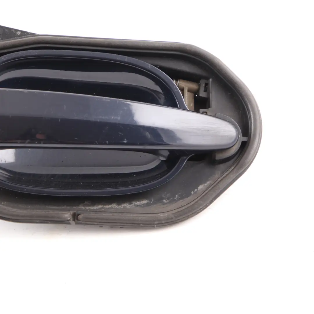BMW 5 Series E60 E61 Grab Door Handle Front Right O/S Monacoblau Blue - A35 - SKU rhd-7169174-MB - Part number 7169174
