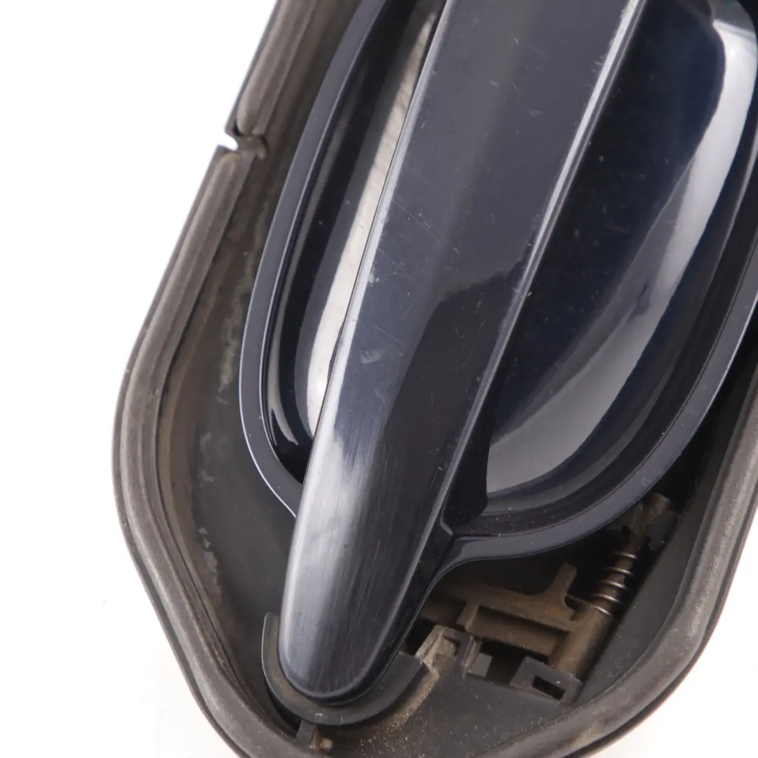 BMW 5 Series E60 E61 Grab Door Handle Front Right O/S Monacoblau Blue - A35 - SKU rhd-7169174-MB - Part number 7169174