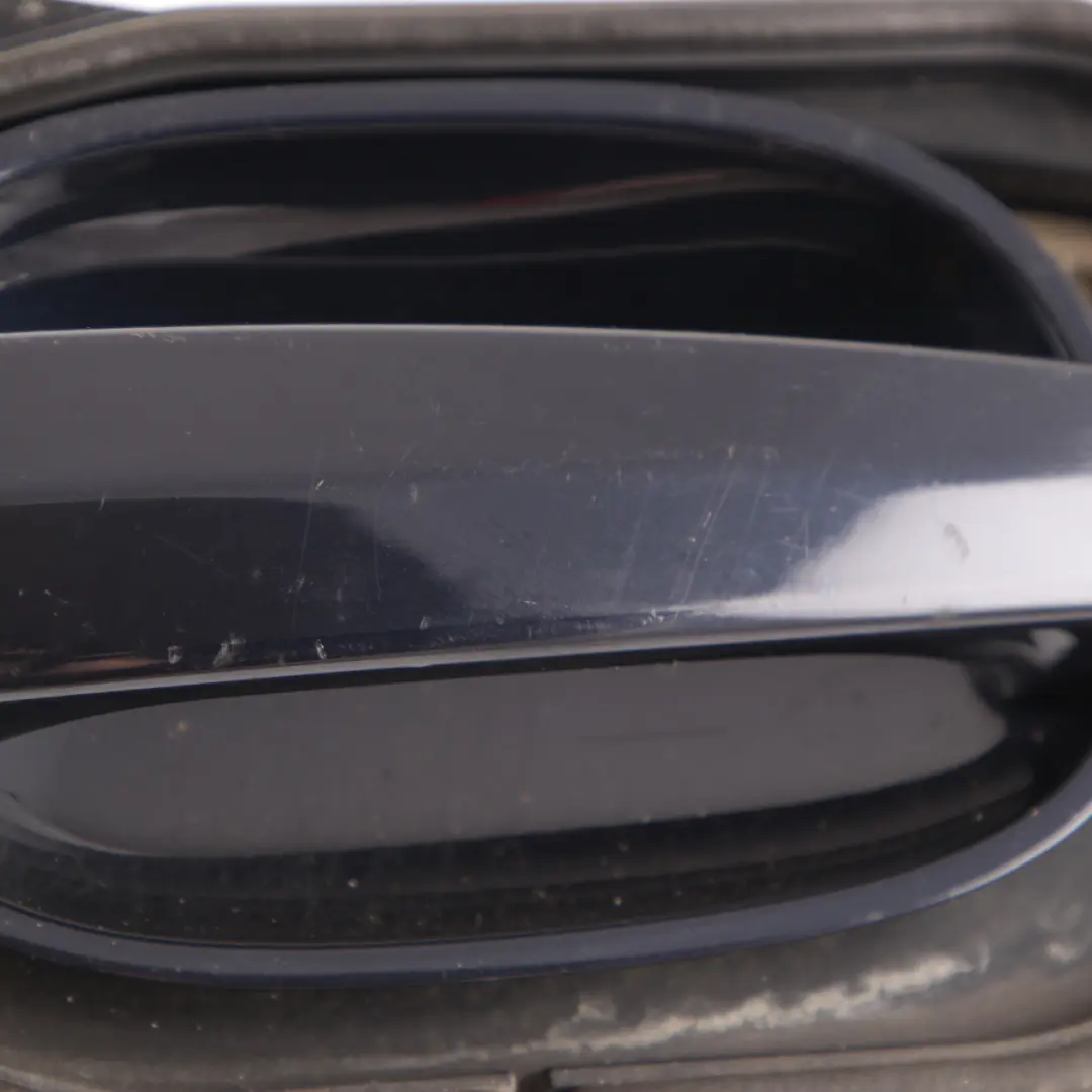 BMW 5 Series E60 E61 Grab Door Handle Front Right O/S Monacoblau Blue - A35 - SKU rhd-7169174-MB - Part number 7169174
