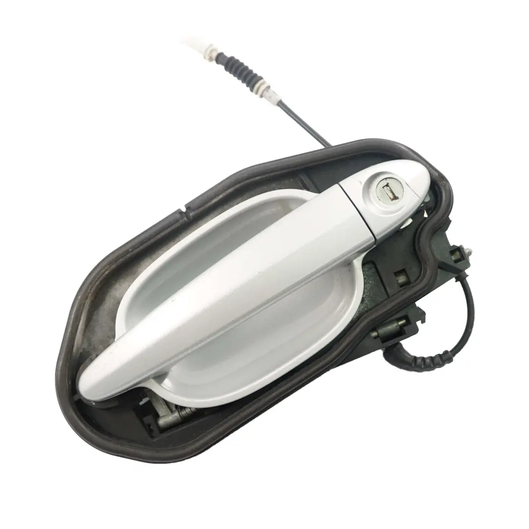 Grab Door Handle Front Right O/S Titansilber Silver 354 to BMW 5 Series E60 E61 with Part number 7169174 BMW 5 Series E60 E61 Grab Door Handle Front Right O/S Titansilber Silver 354 - SKU rhd-7169174-TS - Part number 7169174