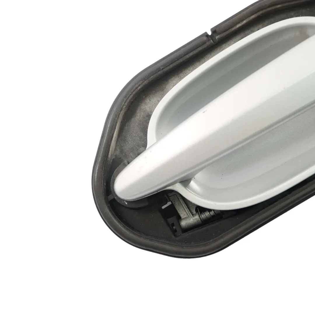 BMW 5 Series E60 E61 Grab Door Handle Front Right O/S Titansilber Silver 354 - SKU rhd-7169174-TS - Part number 7169174