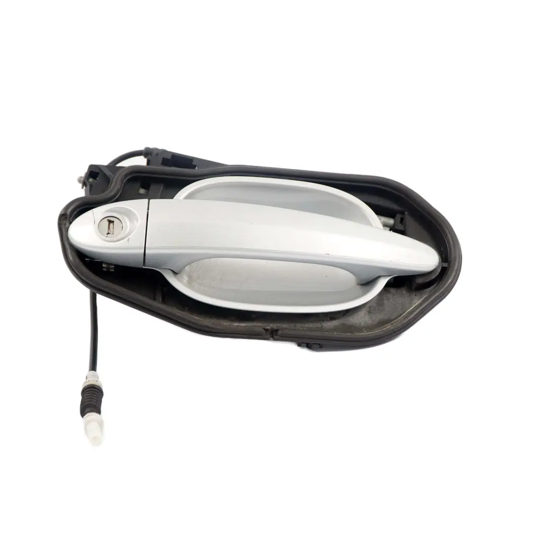 Grab Door Handle Front Right O/S Titansilber Silver 354 to BMW 5 Series E60 E61 with Part number 7169174 BMW 5 Series E60 E61 Grab Door Handle Front Right O/S Titansilber Silver 354 - SKU rhd-7169174-TS - Part number 7169174