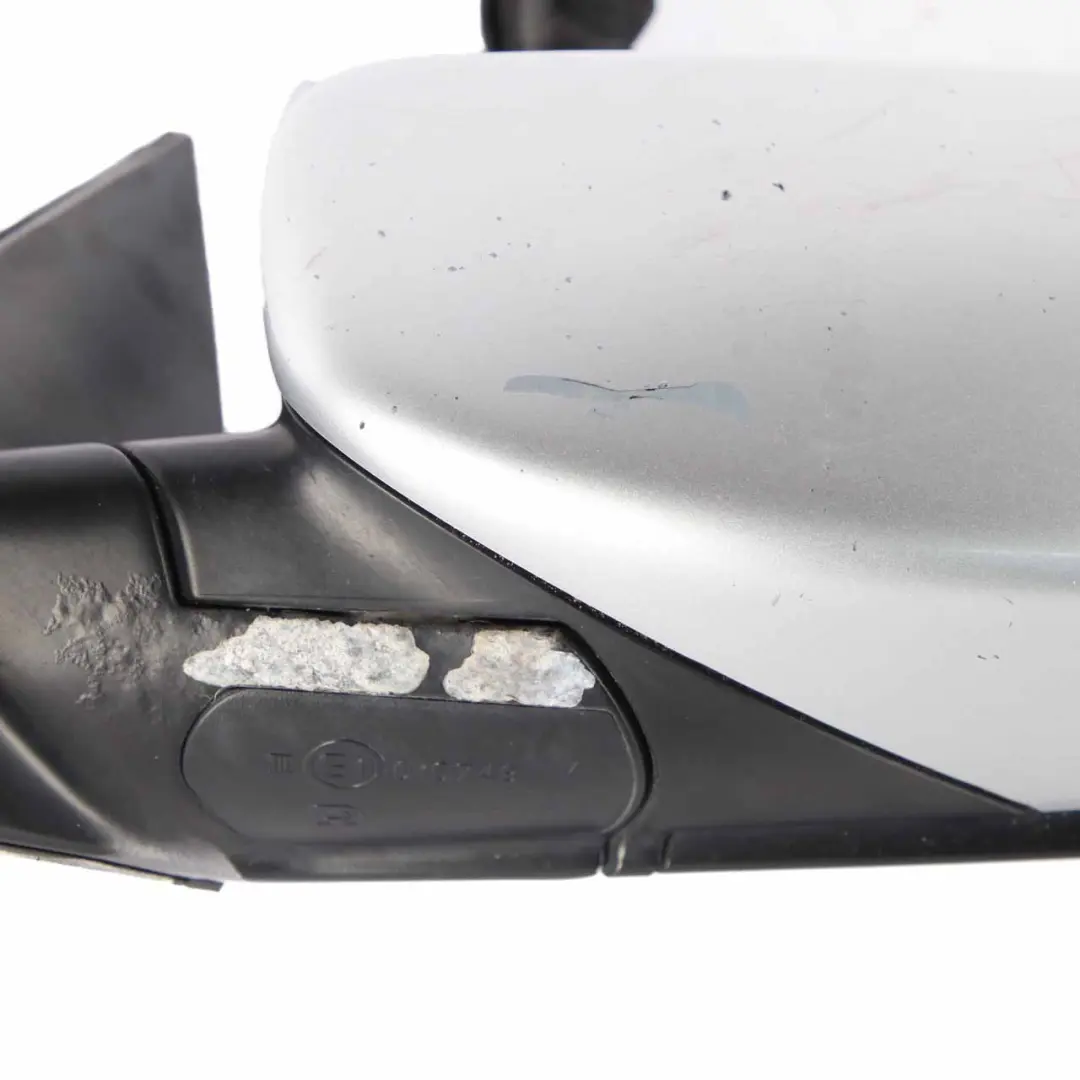  Wing Mirror BMW E60 E61 Heated Left Door N/S Titansilber Titanium Silver 354 - SKU rhd-7174747-TS1 - Part number 7174747