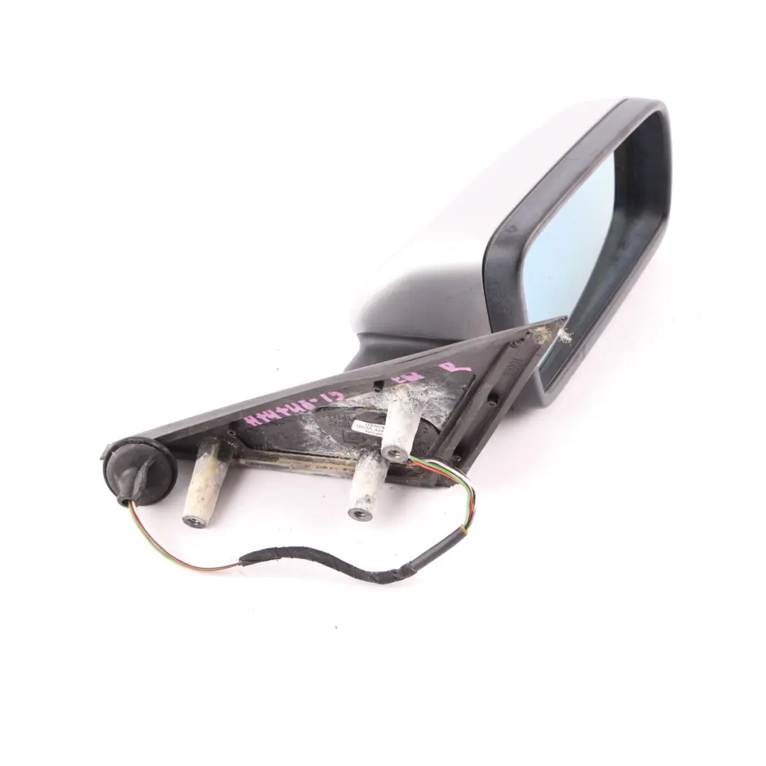 BMW 5 Series E60 E61 Heated Right Wing Mirror O/S Titansilber Titanium Silver - SKU rhd-7174748-TS - Part number 7174748
