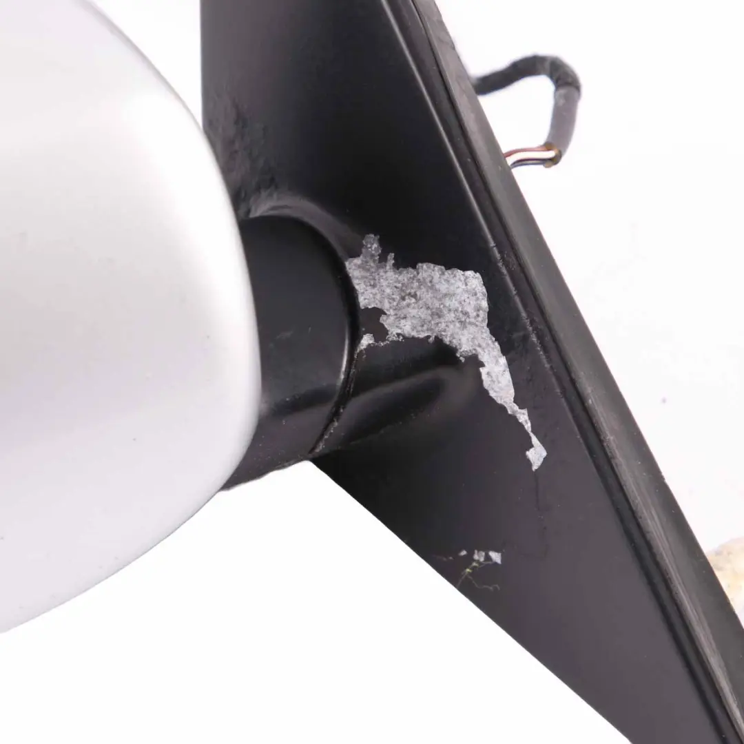 BMW 5 Series E60 E61 Heated Right Wing Mirror O/S Titansilber Titanium Silver - SKU rhd-7174748-TS - Part number 7174748