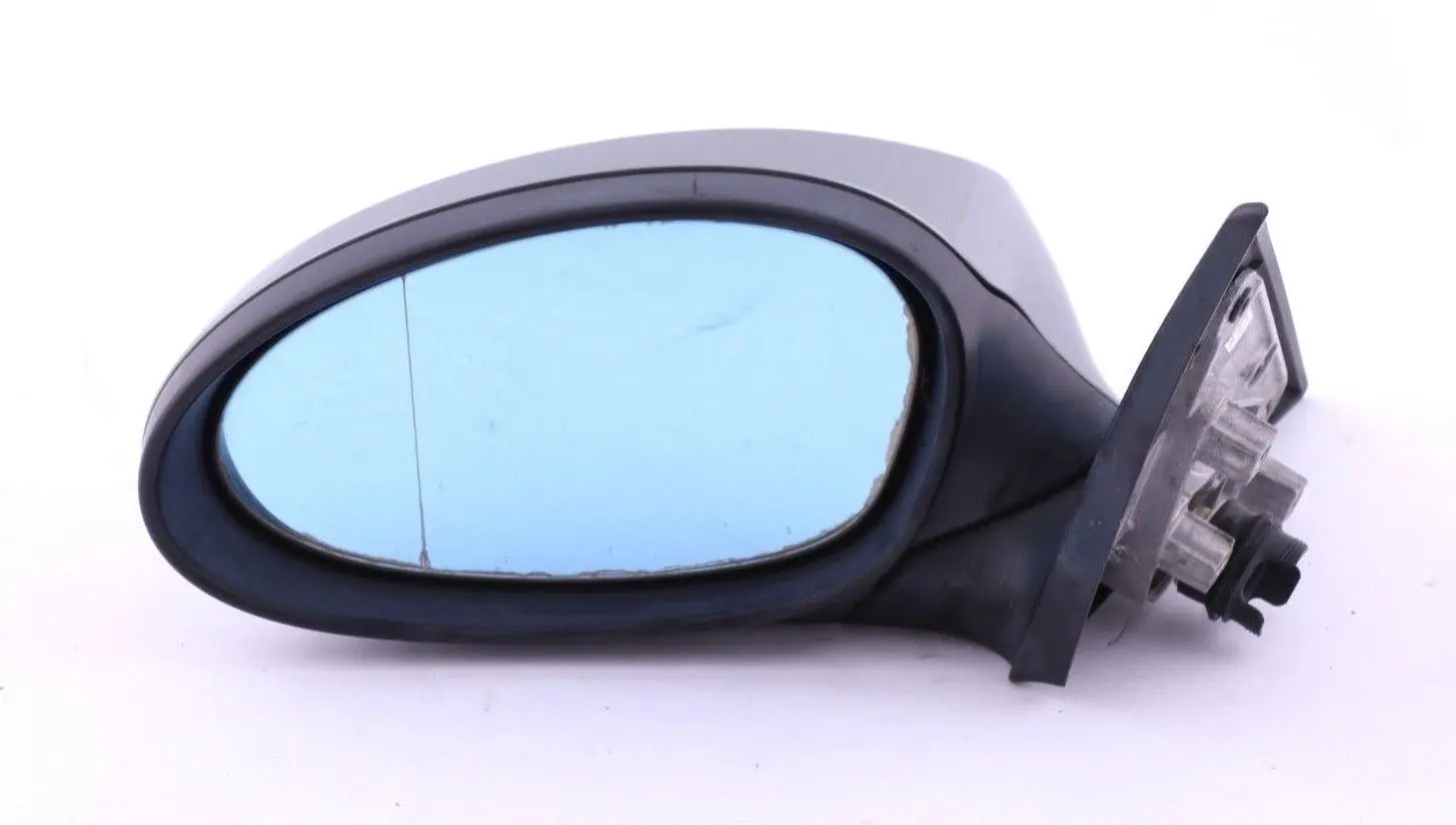 BMW 3 Series E92 E93 Left Heated Outside Wing Mirror N/S Arktis Metallic - A34