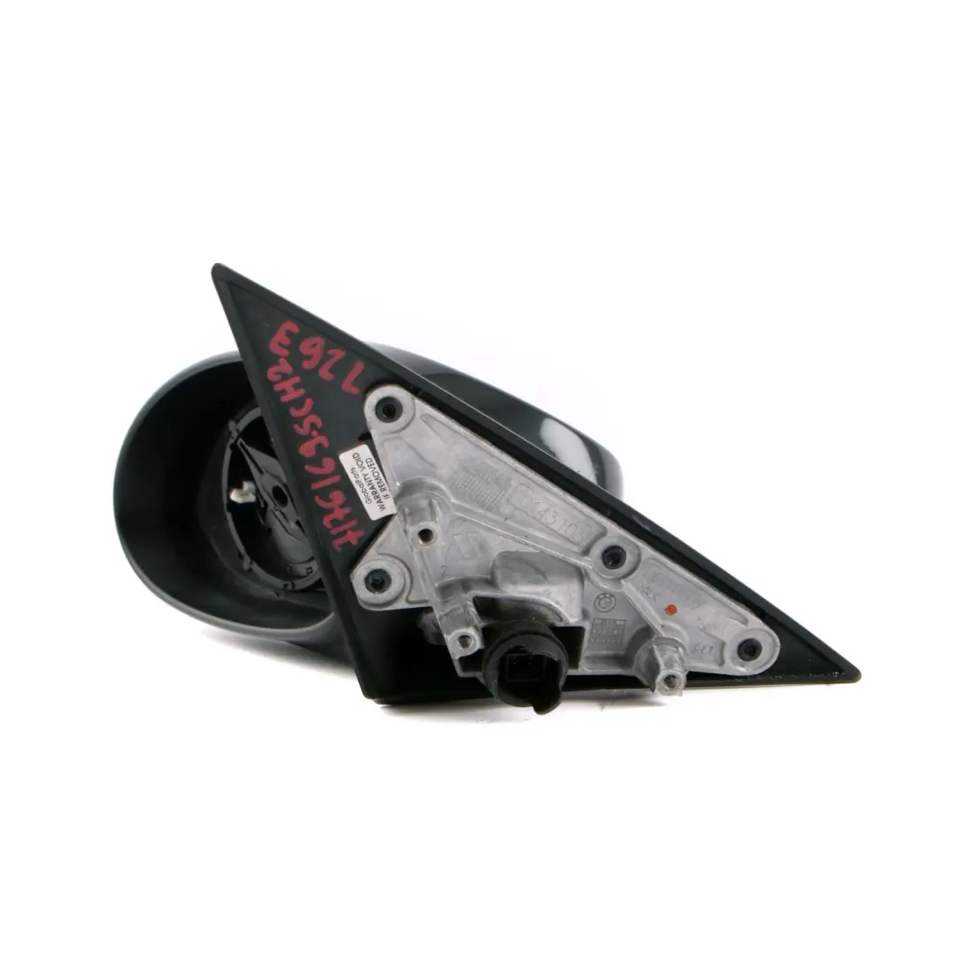 Left Heated Outside Wing Mirror N/S Schwarz 2 Black 668 to BMW 3 Series 2 E92 E93 with Part number 7176169 BMW 3 Series 2 E92 E93 Left Heated Outside Wing Mirror N/S Schwarz 2 Black 668 - SKU rhd-7176169-SCH2 - Part number 7176169