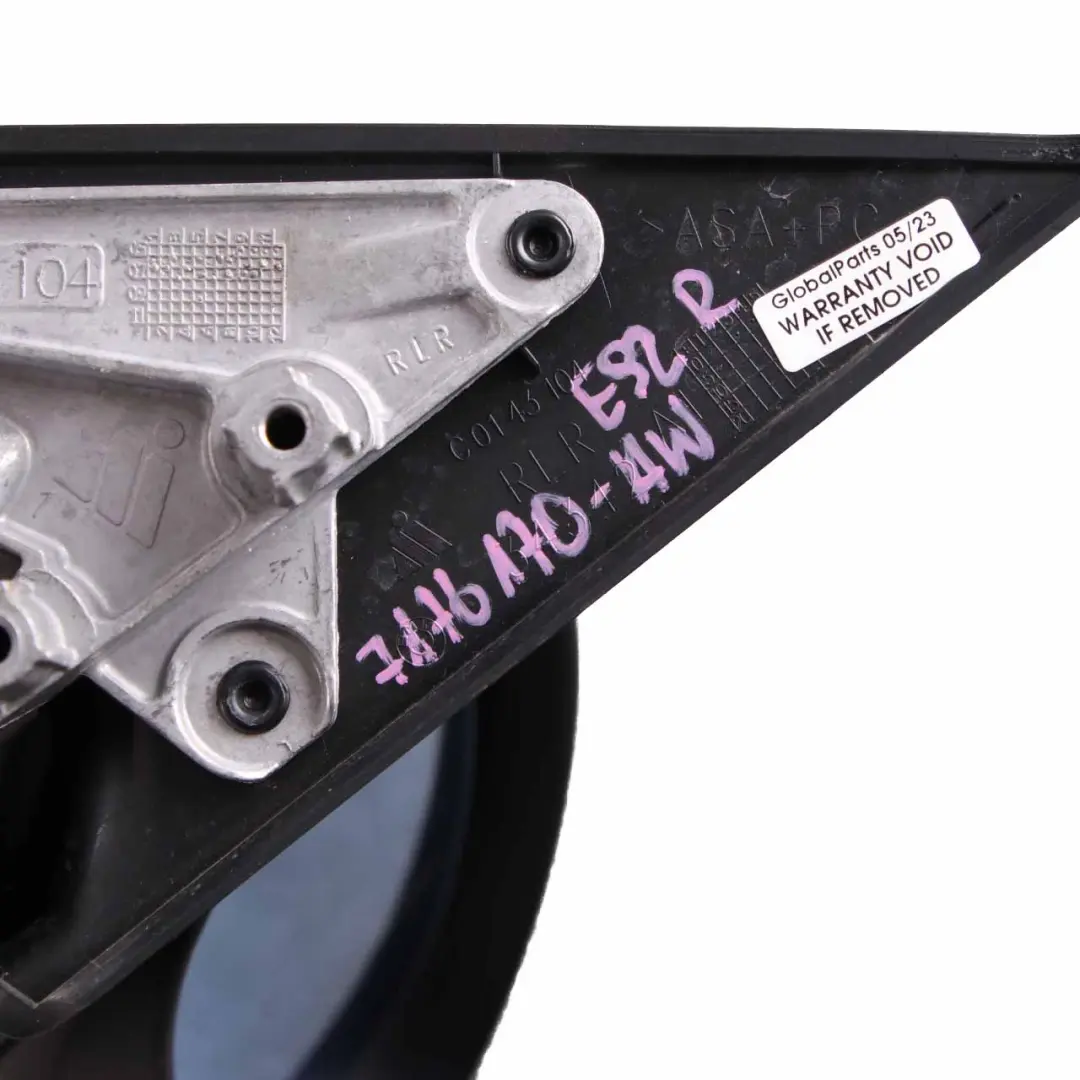  Wing Mirror BMW E92 E93 Heated Outside Right O/S Alpinweiss Alpine White - 300 - SKU rhd-7176170-AW - Part number 7176170