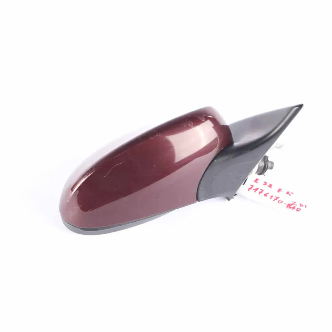 Wing Mirror BMW E92 E93 Right Heated Outside O/S Barberarot Barbera Red A39 to with Part number 7176170 Wing Mirror BMW E92 E93 Right Heated Outside O/S Barberarot Barbera Red A39 - SKU rhd-7176170-BAR - Part number 7176170